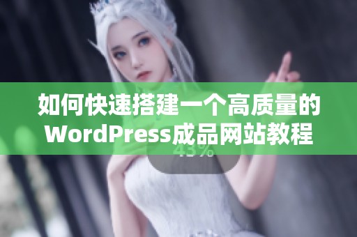 如何快速搭建一个高质量的WordPress成品网站教程