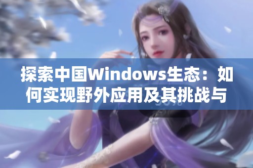 探索中国Windows生态：如何实现野外应用及其挑战与机遇