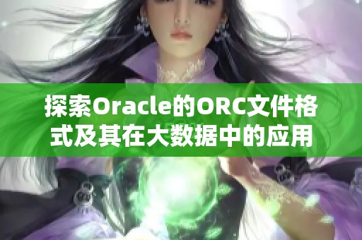 探索Oracle的ORC文件格式及其在大数据中的应用