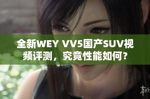 全新WEY VV5国产SUV视频评测，究竟性能如何？