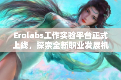 Erolabs工作实验平台正式上线，探索全新职业发展机会