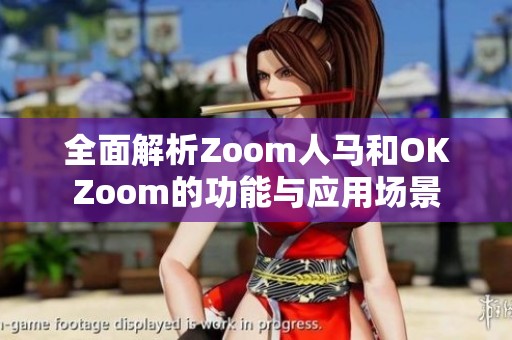 全面解析Zoom人马和OKZoom的功能与应用场景