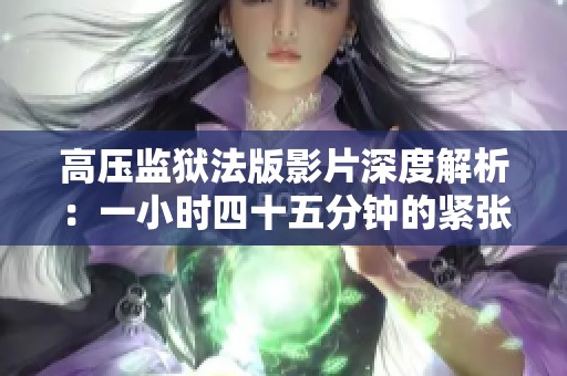 高压监狱法版影片深度解析：一小时四十五分钟的紧张体验