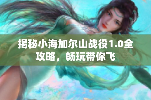 揭秘小海加尔山战役1.0全攻略，畅玩带你飞