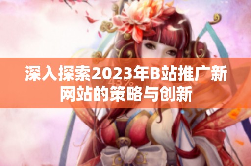 深入探索2023年B站推广新网站的策略与创新