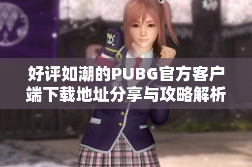 好评如潮的PUBG官方客户端下载地址分享与攻略解析