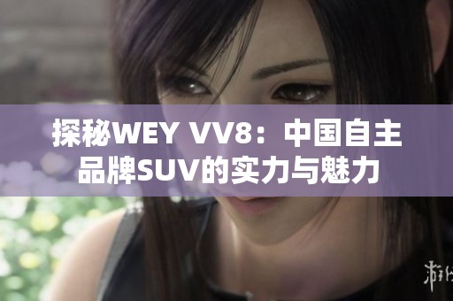 探秘WEY VV8：中国自主品牌SUV的实力与魅力