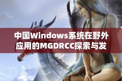 中国Windows系统在野外应用的MGDRCC探索与发展分析