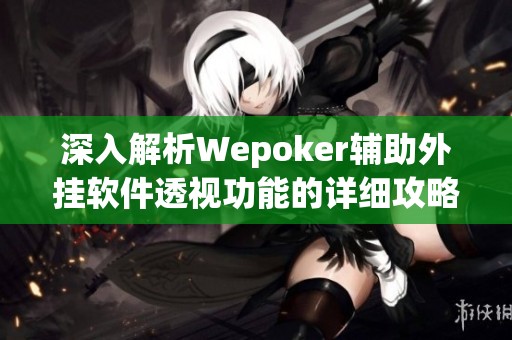 深入解析Wepoker辅助外挂软件透视功能的详细攻略与实测内容