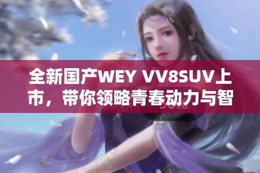 全新国产WEY VV8SUV上市，带你领略青春动力与智能科技的完美结合