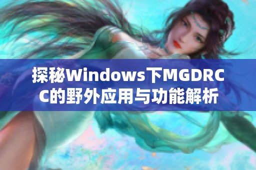 探秘Windows下MGDRCC的野外应用与功能解析