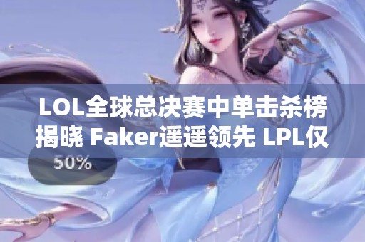 LOL全球总决赛中单击杀榜揭晓 Faker遥遥领先 LPL仅一位国产中单上榜