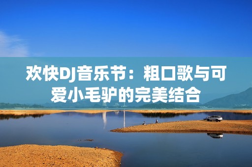 欢快DJ音乐节：粗口歌与可爱小毛驴的完美结合