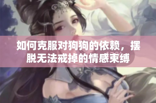 如何克服对狗狗的依赖，摆脱无法戒掉的情感束缚