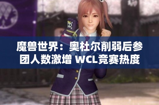 魔兽世界：奥杜尔削弱后参团人数激增 WCL竞赛热度上升