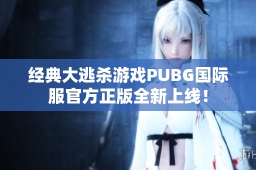 经典大逃杀游戏PUBG国际服官方正版全新上线！