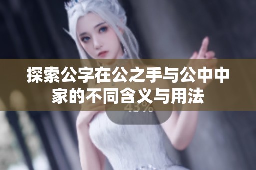 探索公字在公之手与公中中家的不同含义与用法