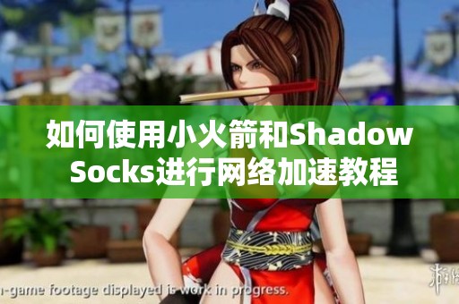 如何使用小火箭和Shadow Socks进行网络加速教程