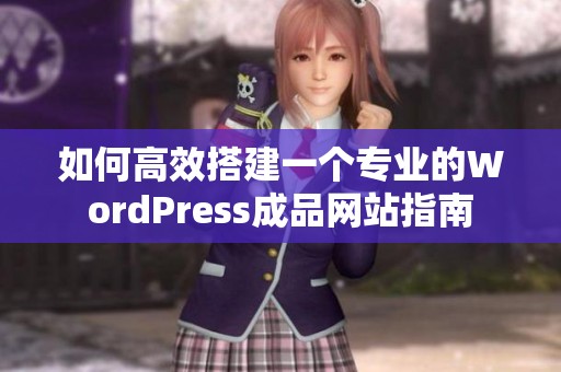 如何高效搭建一个专业的WordPress成品网站指南