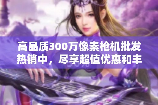 高品质300万像素枪机批发热销中，尽享超值优惠和丰富货源