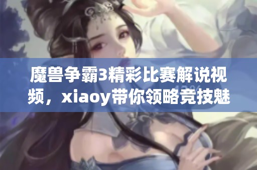 魔兽争霸3精彩比赛解说视频，xiaoy带你领略竞技魅力