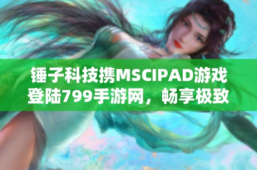 锤子科技携MSCIPAD游戏登陆799手游网，畅享极致游戏体验