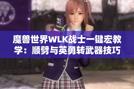 魔兽世界WLK战士一键宏教学：顺劈与英勇转武器技巧分享