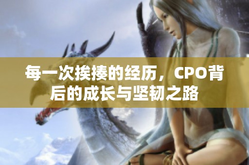 每一次挨揍的经历，CPO背后的成长与坚韧之路