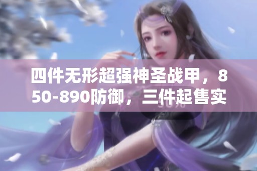四件无形超强神圣战甲，850-890防御，三件起售实用推荐