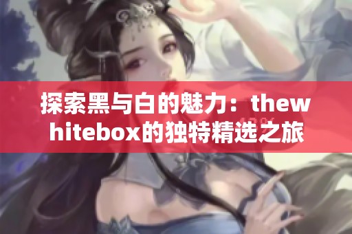 探索黑与白的魅力：thewhitebox的独特精选之旅