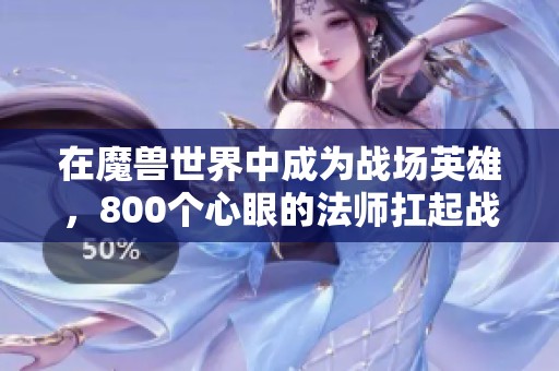 在魔兽世界中成为战场英雄，800个心眼的法师扛起战旗