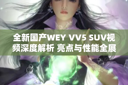 全新国产WEY VV5 SUV视频深度解析 亮点与性能全展示