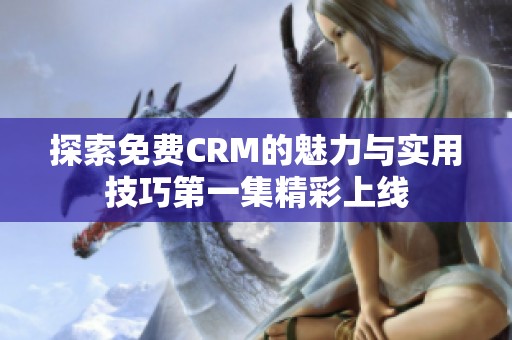 探索免费CRM的魅力与实用技巧第一集精彩上线