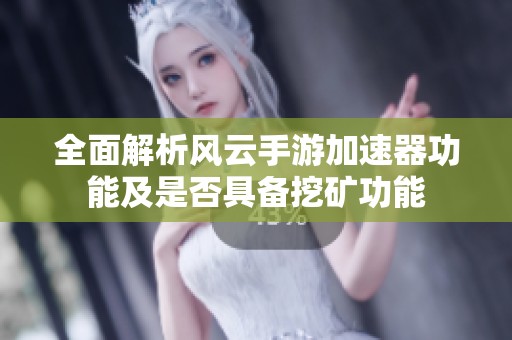 全面解析风云手游加速器功能及是否具备挖矿功能