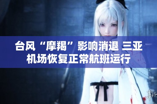 台风“摩羯”影响消退 三亚机场恢复正常航班运行