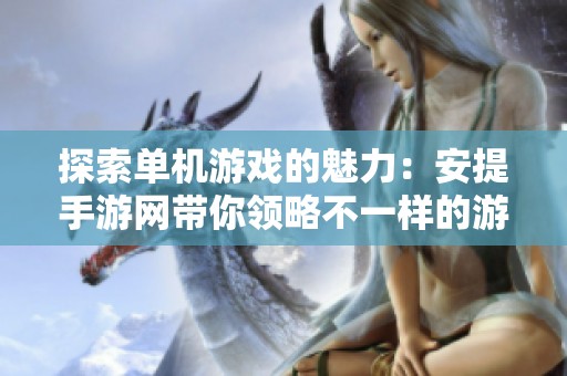 探索单机游戏的魅力：安提手游网带你领略不一样的游戏世界