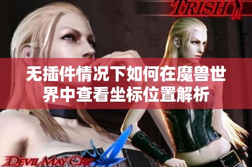 无插件情况下如何在魔兽世界中查看坐标位置解析