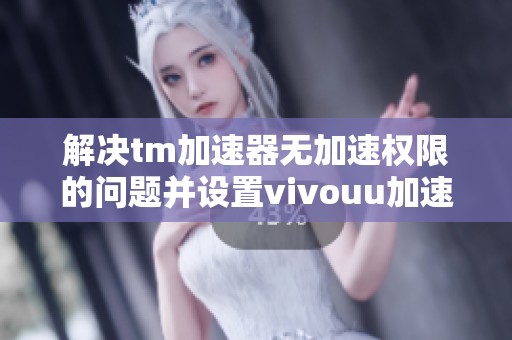 解决tm加速器无加速权限的问题并设置vivouu加速器权限的方法
