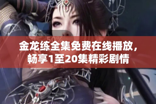 金龙练全集免费在线播放，畅享1至20集精彩剧情