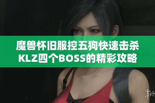 魔兽怀旧服控五狗快速击杀KLZ四个BOSS的精彩攻略